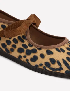 Boden Chaussures Plates-Babies souples à nouer Cœurs folk rouge rockabilly