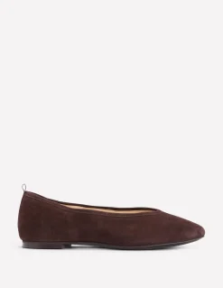 Boden Chaussures Plates-Ballerines couvrantes Chocolat amer