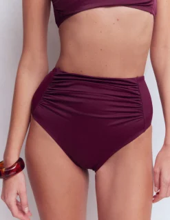 Boden Bikinis|Maillots De Bain-Bas de bikini froncé Kythira Aronia