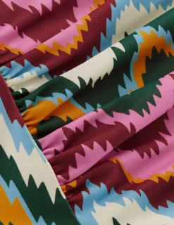 Boden Bikinis|Maillots De Bain-Bas de bikini froncé Kythira Multi, vague zigzag