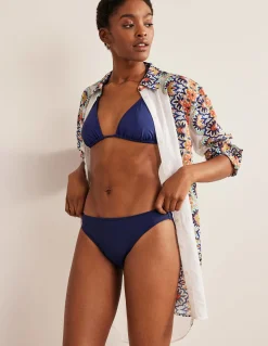 Boden Bikinis|Maillots De Bain-Bas de bikini intemporel Bleu Marine, Petits Pois