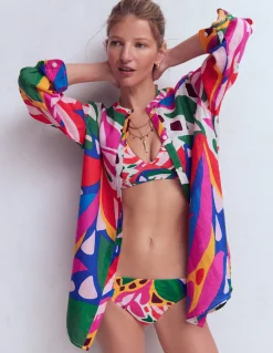 Boden Bikinis|Maillots De Bain-Bas de bikini intemporel Multi, motif Leafy Cascade