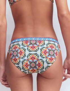 Boden Bikinis|Maillots De Bain-Bas de bikini intemporel Rose, motif Ornamental Trellis