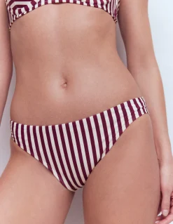 Boden Bikinis|Maillots De Bain-Bas de bikini intemporel Aronia, rayé ivoire