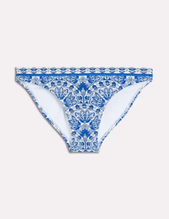 Boden Bikinis|Maillots De Bain-Bas de bikini Porto Bleu, motif Elaborate Terrace
