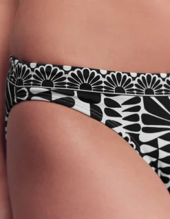 Boden Bikinis|Maillots De Bain-Bas de bikini Porto Noir, motif Geo Stamp