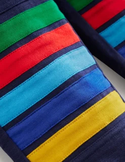 Boden Bas De Jogging-Bas de jogging à genoux renforcés Aristocratic Blue/ Ivory Stripe