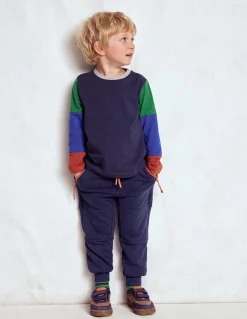 Boden Bas De Jogging-Bas de jogging à genoux renforcés Bleu marine universitaire