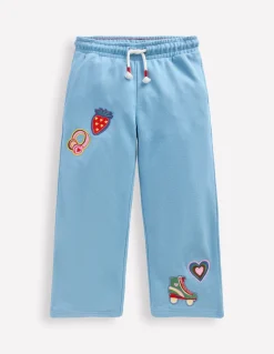 Boden Pantalons|Ensembles Assortis-Bas de jogging Bobbie à appliqués Écussons lac glaciaire