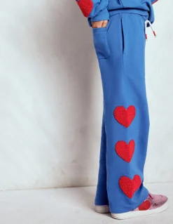 Boden Ensembles Assortis-Bas de jogging Bobbie à appliqués Cœurs geai bleu