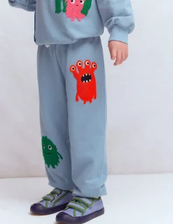 Boden Ensembles Assortis|Bas De Jogging-Bas de jogging fun Appliqué monstre bleu français