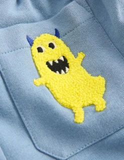 Boden Ensembles Assortis|Bas De Jogging-Bas de jogging fun Appliqué monstre bleu français