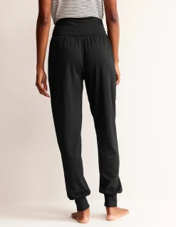 Boden Pantalons-Bas de jogging sarouel en jersey Noir