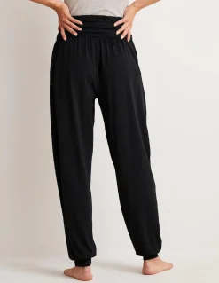 Boden Pantalons-Bas de jogging sarouel en jersey Noir