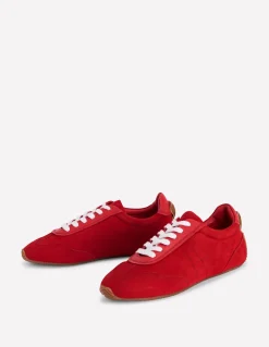 Boden Baskets|Chaussures Plates-Baskets Delphine à semelles fines ROUGE