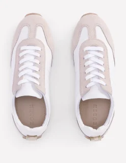 Boden Baskets|Chaussures Plates-Baskets Delphine à semelles fines Blanc mélangé