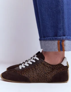 Boden Baskets|Chaussures Plates-Baskets Delphine à semelles fines Cœurs folk rouge rockabilly