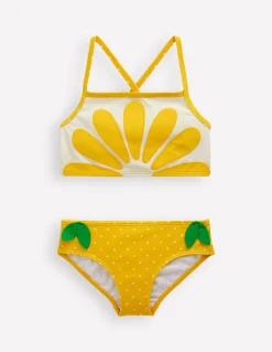 Boden Maillots & Tenues De Plage-Bikini croisé dans le dos à logo Gelb