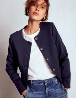 Boden Tenues De Travail|Manteaux & Vestes-Blazer Hampstead en sergé point de Rome Bleu marine