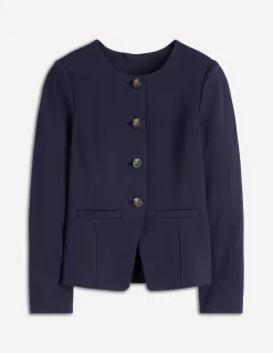 Boden Tenues De Travail|Manteaux & Vestes-Blazer Hampstead en sergé point de Rome Bleu marine