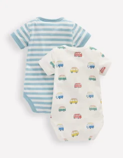 Boden Tops & Bodies-2 bodies à manches courtes Camping-car multi
