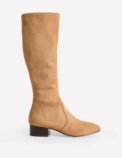 Boden Chaussures Plates|Chaussures À Talons-Bottes plates stretch hauteur genou Baies