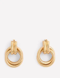 Boden Tenues De Travail|Bijoux-Boucles d'oreilles à double torsade Doré