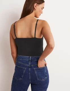 Boden Tops & T-Shirts-Caraco uni Noir