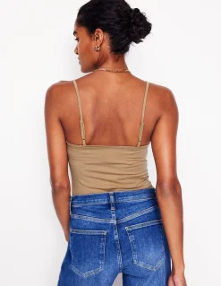 Boden Tops & T-Shirts-Caraco uni Beige moyen