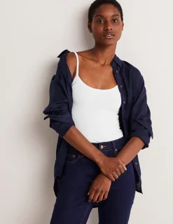 Boden Tops & T-Shirts-Caraco uni Blanc