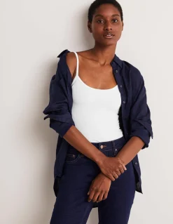 Boden Tops & T-Shirts-Caraco uni Blanc