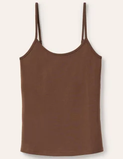 Boden Tops & T-Shirts-Caraco uni Marron