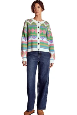 Boden Pulls & Gilets-Cardigan Abi en jacquard Motif aztèque multi