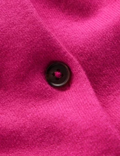 Boden Tenues De Travail|Pulls & Gilets-Cardigan court Emilia en coton Rose pivoine