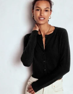 Boden Cachemire|Tenues De Travail-Cardigan court Eva en cachemire Noir