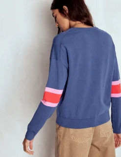 Boden Pulls & Gilets-Cardigan décontracté Lara en coton Bleu denim