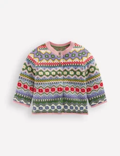 Boden Pulls & Gilets-Cardigan Edie à motif jacquard Motif jacquard à fleurs multi