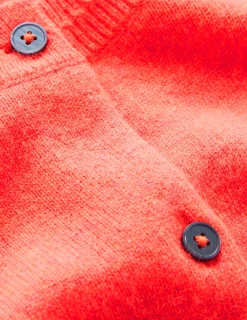 Boden Cachemire|Tenues De Travail-Cardigan Eva en cachemire Orange ardent chiné