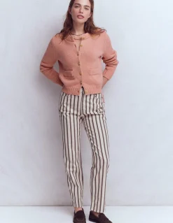 Boden Pulls & Gilets-Cardigan Lucy en coton épais ROSE