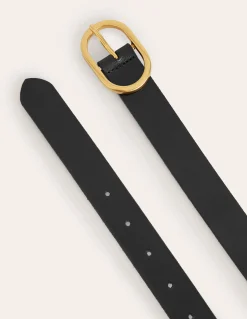 Boden Ceintures-Ceinture classique en cuir Noir