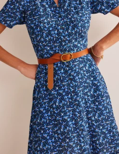 Boden Ceintures-Ceinture classique en cuir Fauve