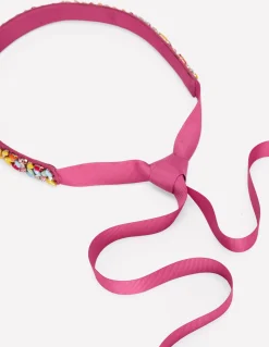 Boden Ceintures-Ceinture de fête ornementée Parfait rose