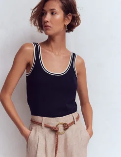 Boden Ceintures-Ceinture en cuir effet corde Fauve