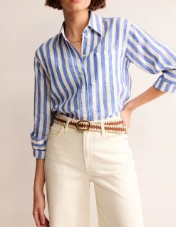 Boden Ceintures-Ceinture intemporelle au point roulé Fauve