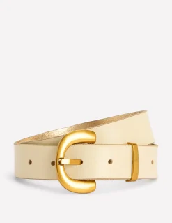 Boden Ceintures-Ceinture épaisse à boucle Écru