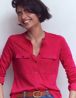 Boden Tops & T-Shirts-Chemise avec poche surpiquée Grenade