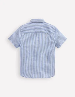 Boden Chemises|Tops & T-Shirts-Chemise brodée à manches courtes Broderie bord de mer