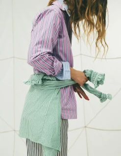 Boden Chemises & Blouses|Tops & T-Shirts-Chemise décontractée Sadie en coton À Rayures Multicolores