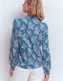 Boden Tops & T-Shirts-Chemise Effie à smocks Motif Blossom Cluster