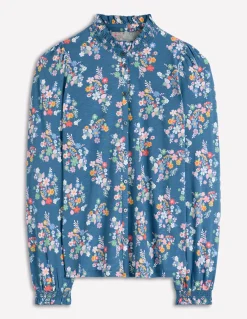 Boden Tops & T-Shirts-Chemise Effie à smocks Motif Blossom Cluster